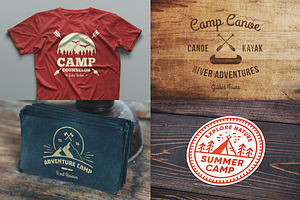 Vintage Vector Camp Graphics