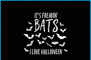 It's Freakin Bats Halloween Quote, a Graphic by Creativeusart (Thumbnail 3 of 4)