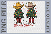 Howdy Cowboy Christmas PNG, a Graphic by olgasallom (Thumbnail 1 of 3)