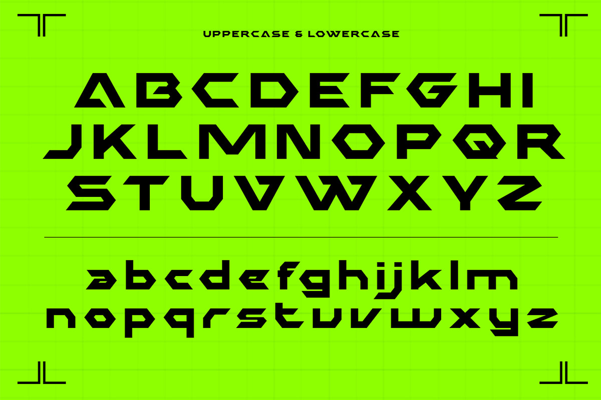 Halford – Futuristic Geometric Font, a Font by Pekotype (Photo 3 of 16)
