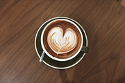 Cozy Cafe Styled Stock: Heart Latte, a Food & Drink Photo by AMMi (Thumbnail 6 of 6)