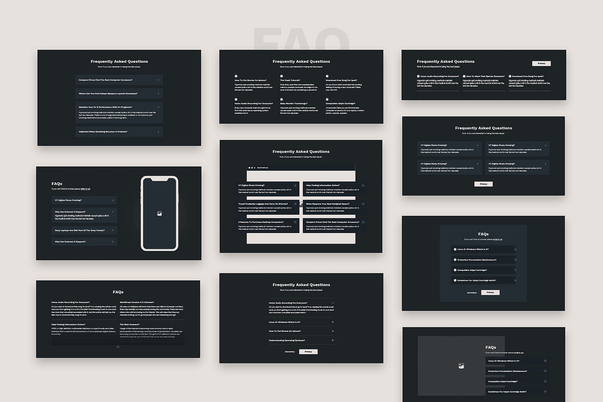Tenebris Wireframe Kit, a Wireframe Template by Milos Knezevic (Photo 13 of 17)