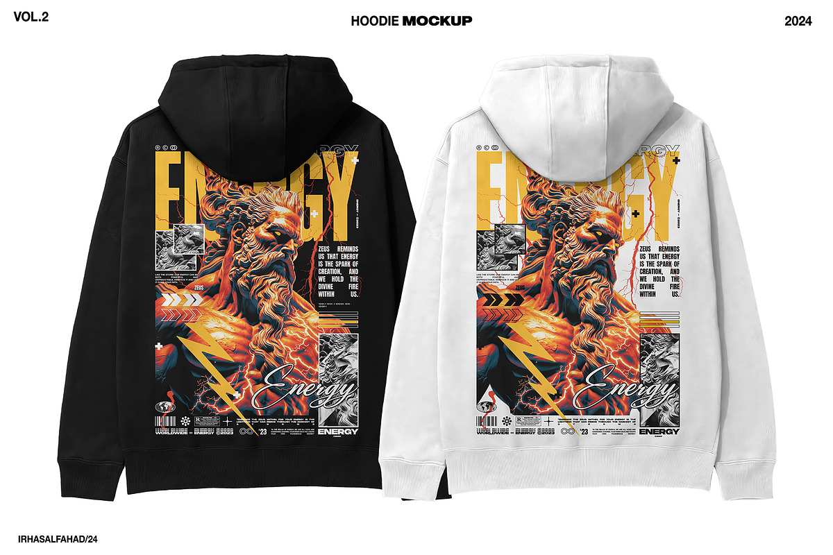Regular Hoodie Mockup, a Hoody Mockup by Irhasalfahad (Photo 3 of 3)
