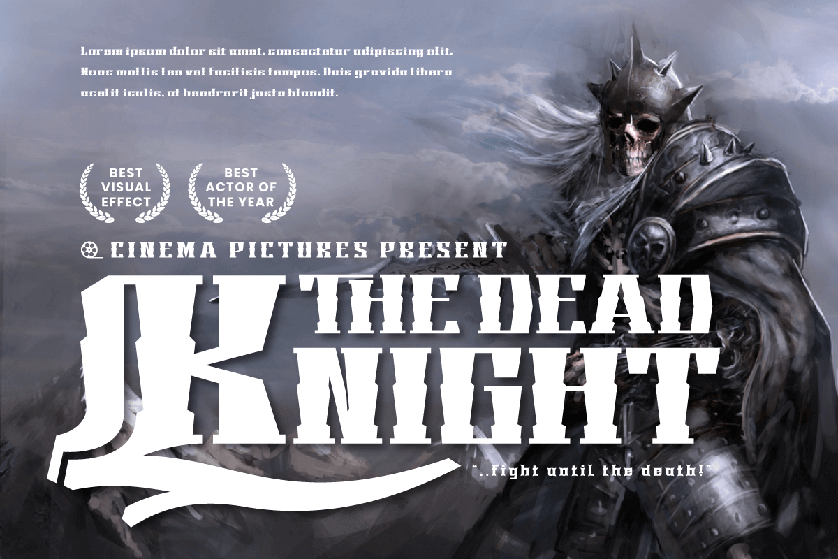 KING HOSHUN | Display Hero Font, a Serif Font by twinstd (Photo 5 of 13)