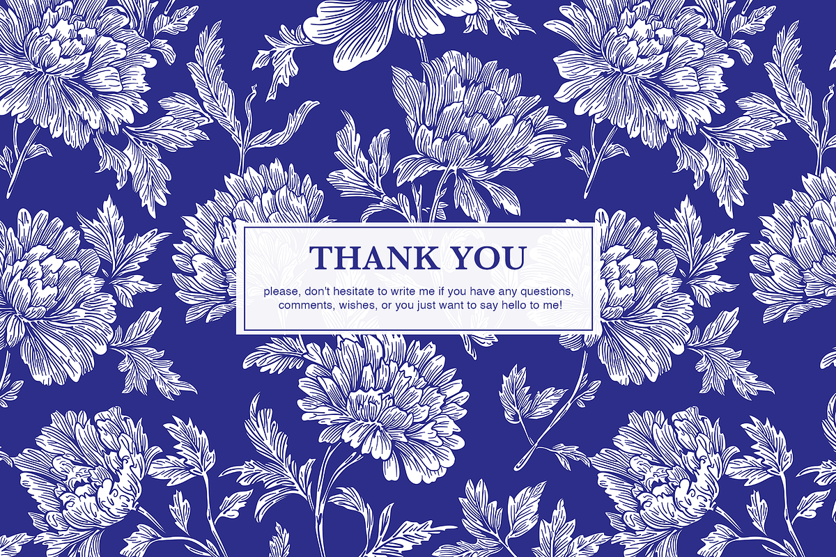 Porcelain Delicate Floral Pattern, a Pattern Graphic by Mariia Kovalchuk (Photo 14 of 14)