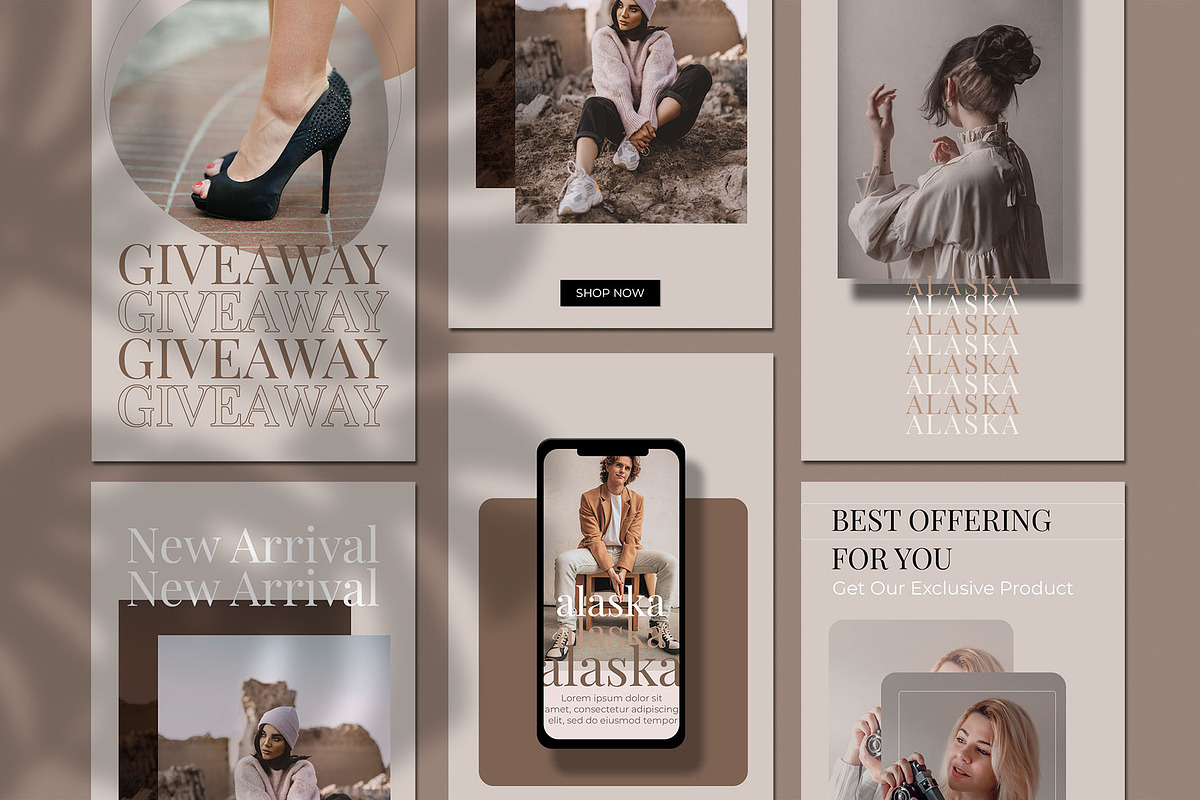 Alaska Instagram Post and Story, a Social Media Template by Compaq_Creative (Photo 8 of 10)