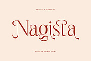 Nagista Modern Serif Font, a Serif Font by Letterena Studios (Thumbnail 1 of 15)