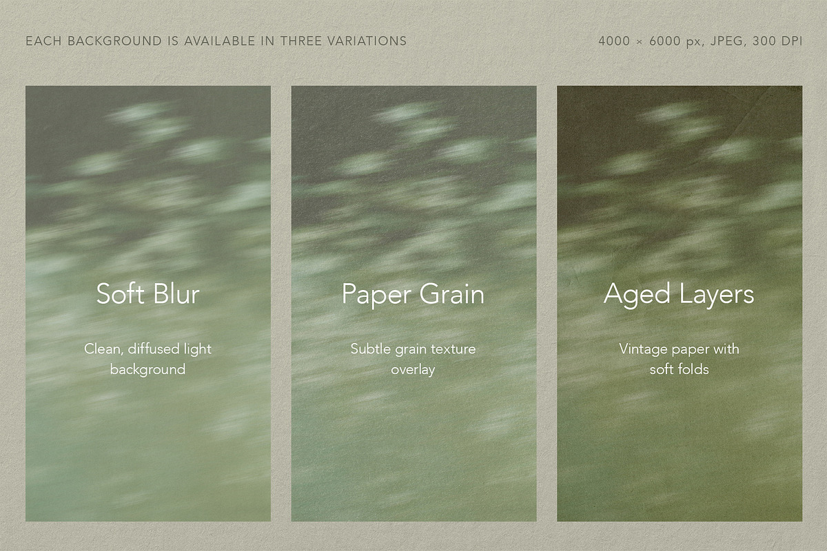 PENUMBRA Soft Green Blur Backgrounds, a Background Graphic by alonahaidash (Photo 8 of 15)