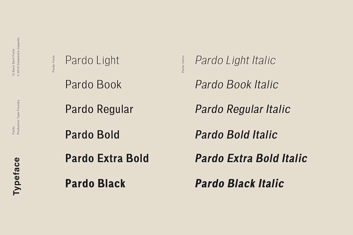 Pardo - Modern Type Family preview 4