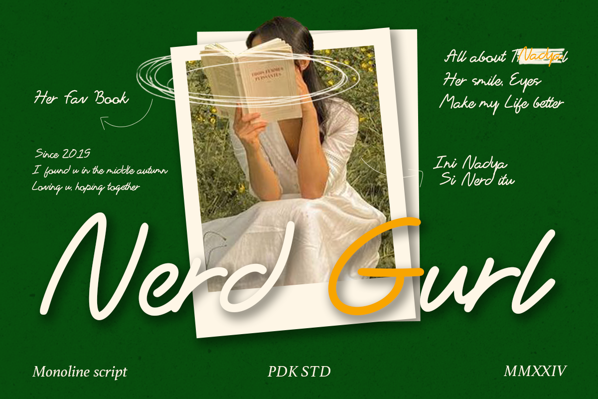 Vignetta - Casual Script Monoline, a Script Font by Pandeka Studio (Photo 4 of 9)