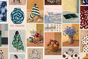 CONTEMPORARY ART PRINTS - 140 Bundle, a Background Graphic by Tomasz Ganclerz (Thumbnail 7 of 12)