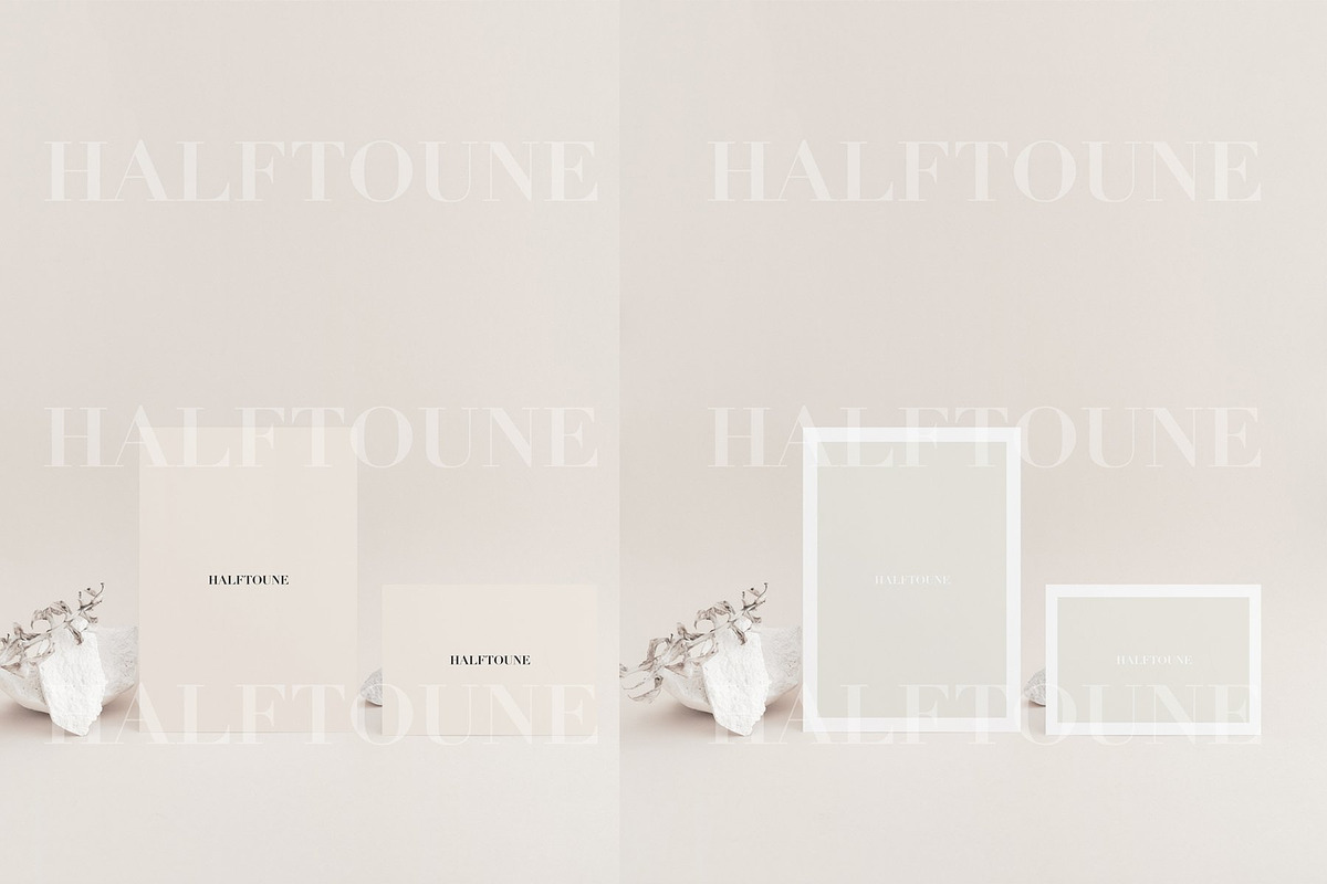Modern Neutral Card Mockup Bundle, a Mockup by HALFTOUNE (Photo 9 of 13)