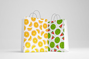 Bright seamless fruits patterns, a Pattern Graphic by ExpressShop (Thumbnail 2 of 6)