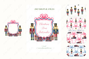 Nutcracker Bear Christmas Crest, a Decorative Illustration by LABFcreations (Thumbnail 4 of 4)