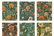 Seamless pattern with flowers, an Illustration by Pundateam (Thumbnail 2 of 5)