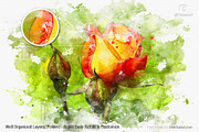 #1 Watercolor Photoshop Mock-ups, an Action Add-On by SlideSalad (Thumbnail 9 of 44)