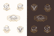 Outline Animal Badges, a Branding & Logo Template by blauananas (Thumbnail 8 of 8)