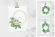 Watercolor Tropical Leaves, a Decorative Illustration by MayaNavits (Thumbnail 8 of 12)