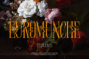 Euromunche Typeface, a Serif Font by alit design (Thumbnail 1 of 15)