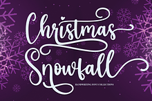 Christmas Snowfall | Script Font