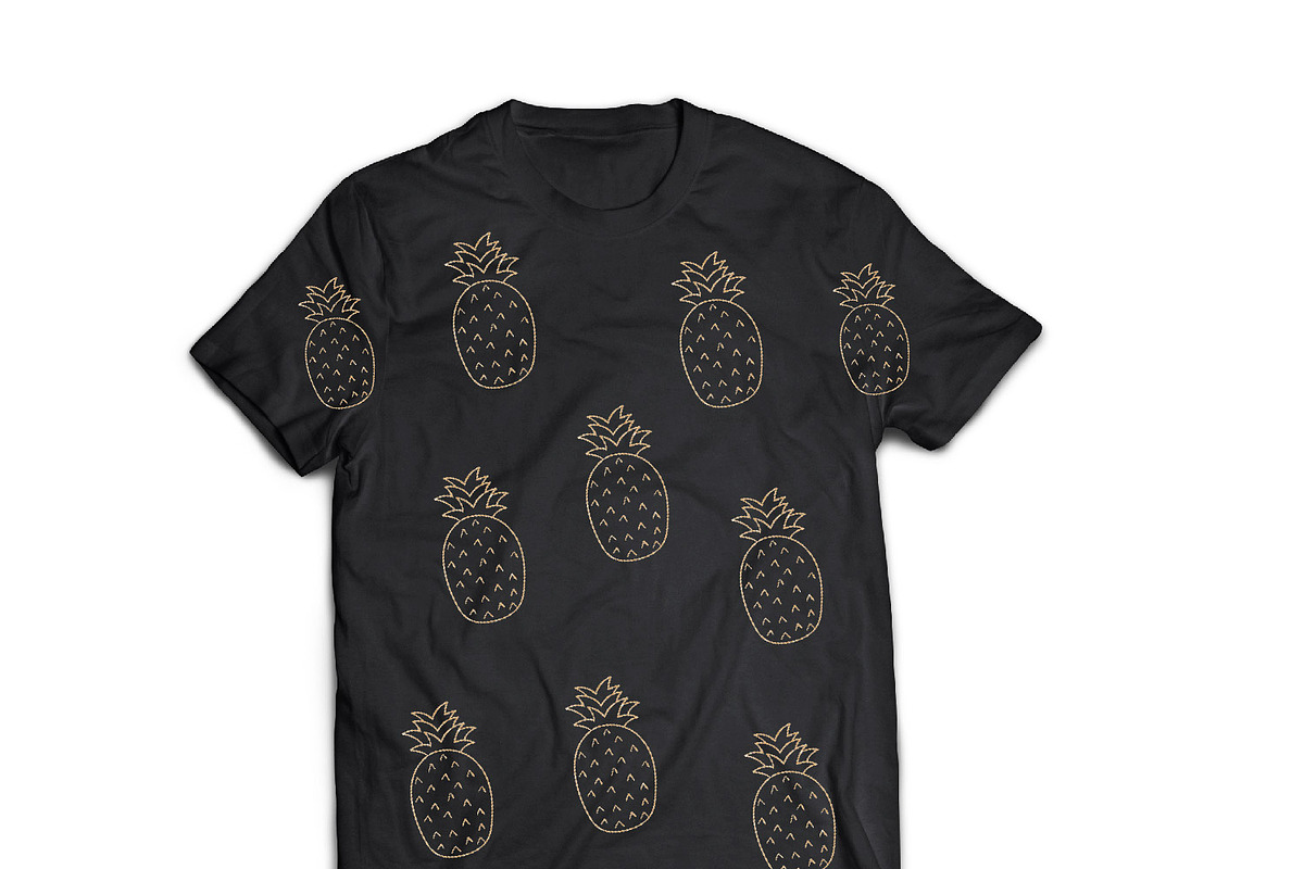 Pineapple Clipart Digital art, a Graphic by ConfettiBears (Photo 4 of 5)