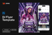 DJ Flyer Template, a Flyer Template by Bornx Design (Thumbnail 1 of 5)