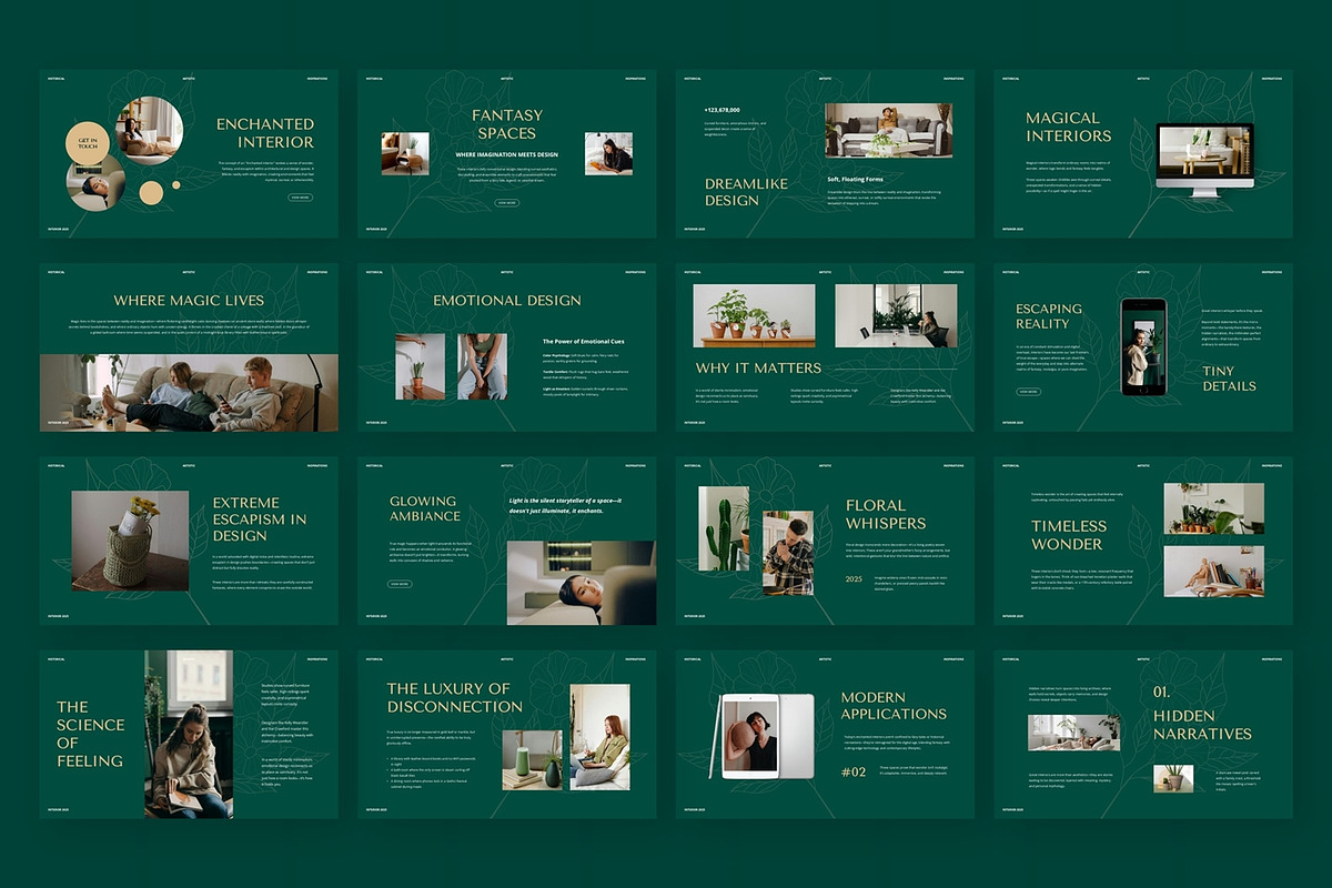 Floral Minimalist - Google Slide, a Presentation Template by AQR Studio (Photo 2 of 3)