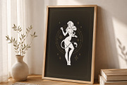 Leo Zodiac Goddess Wall Art, a Person Illustration by Vasya Kobelev (Thumbnail 2 of 7)