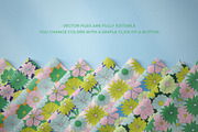 Fresh Summer Retro Floral Patterns, a Pattern Graphic by Tiger and Flower (Thumbnail 12 of 20)