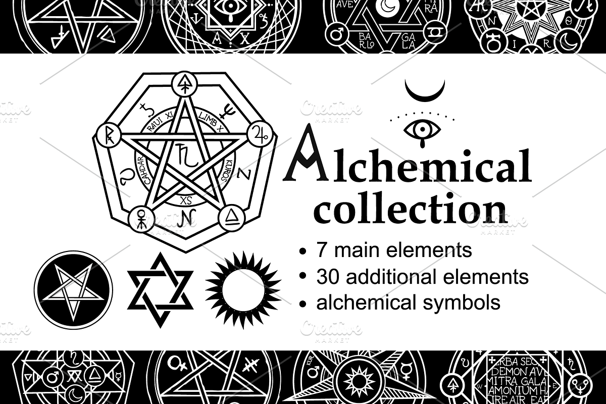 Alchemical sigil collection, an Object Graphic by Victoria Bat (Photo 1 of 5)