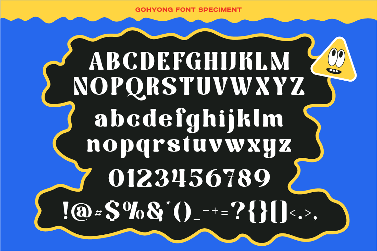 Gohyong, a Serif Font by Burntilldead (Photo 7 of 10)