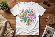 Rhinestone Flowers PNG, an Illustration by Pixels.Craft (Thumbnail 7 of 8)