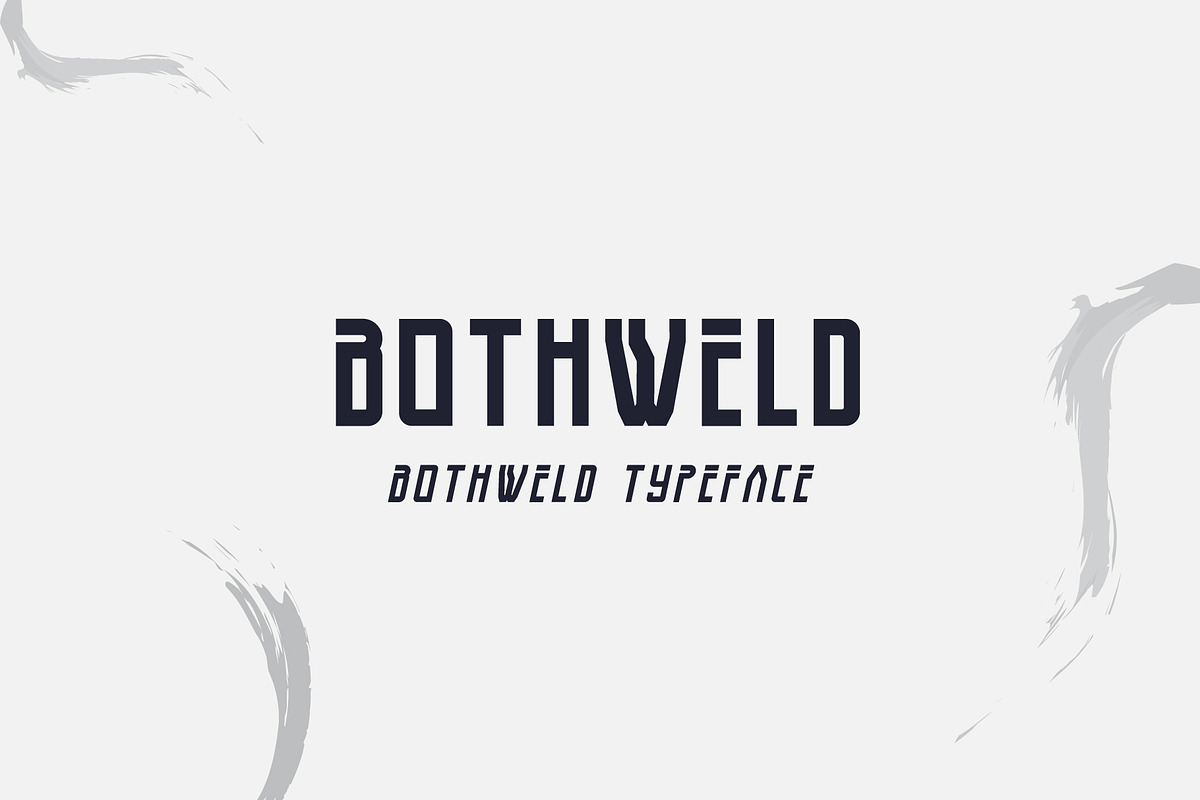 Bothweld Typeface, a Sans Serif Font by Izalsye (Photo 1 of 9)
