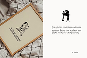 Doodle Dogs: 37 Hand-Drawn Line Art, an Animal Illustration by Veyla (Thumbnail 9 of 12)