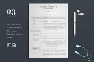 Resume/CV, a Resume Template by Atakana