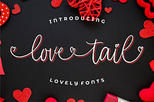 Love Tails | Lovely Font