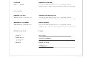 A4 Curriculum Vitae Resume Template, a Resume Template by athadi (Thumbnail 5 of 5)