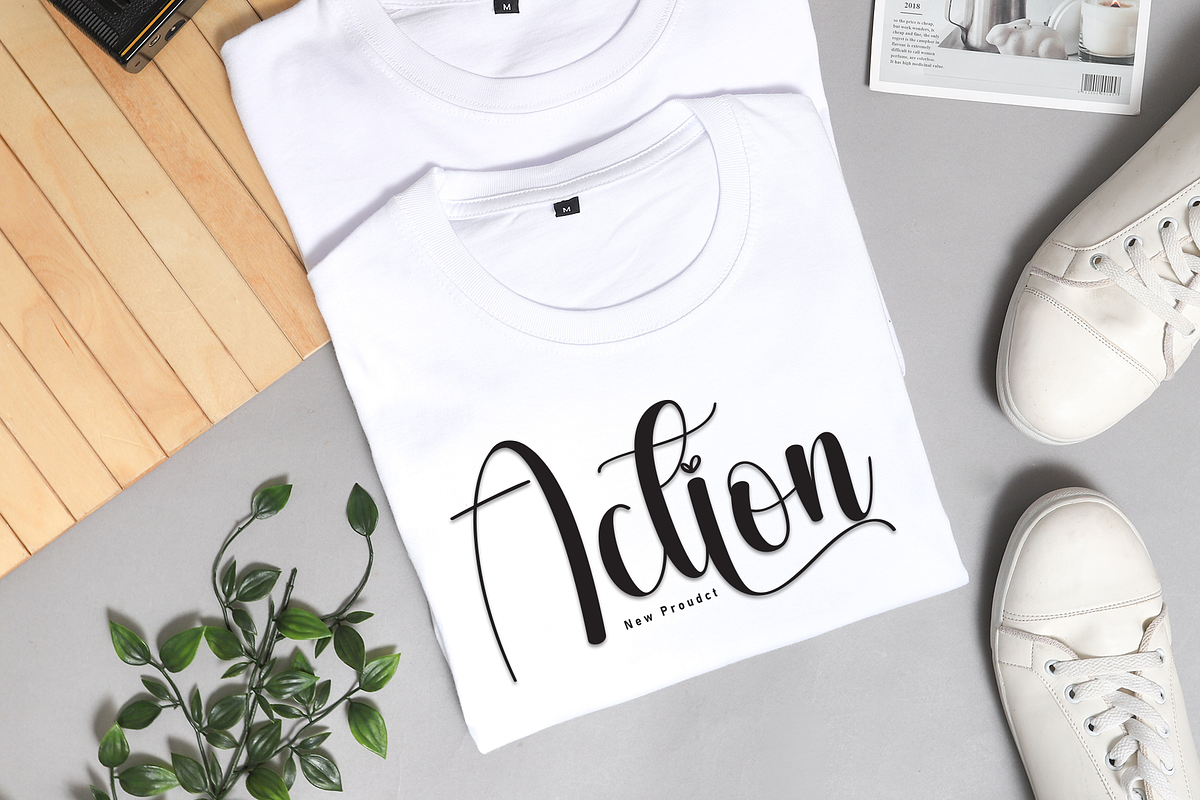 Stickers | Script Font, a Handwritten Font by Scratchones (Photo 3 of 9)