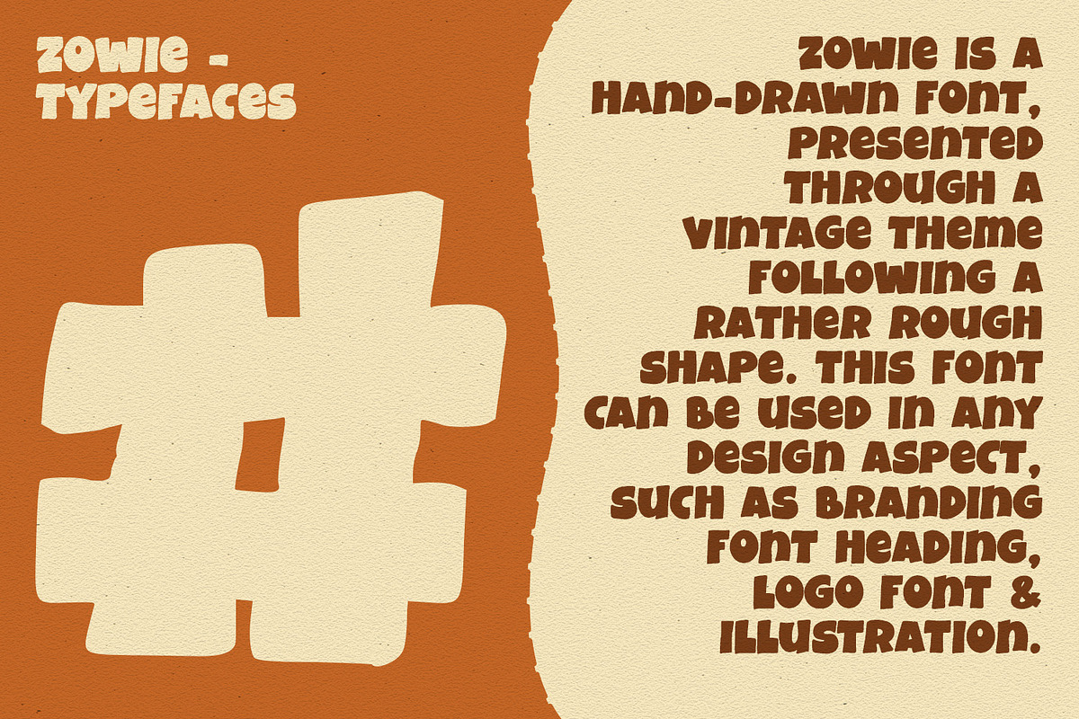 Zowie - Display Font, a Handwritten Font by Arendxstudio (Photo 9 of 9)