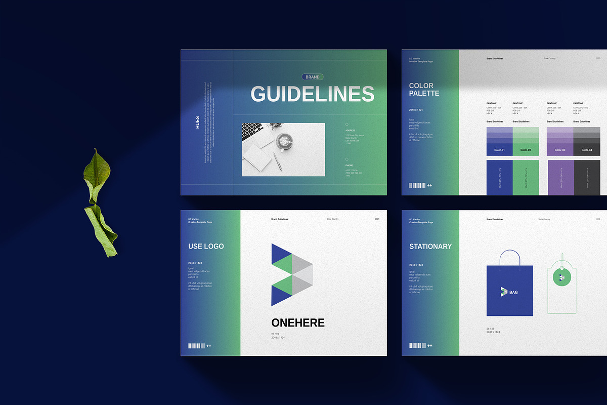 Brand Guidelines Template, a Brochure Template by metastudio38 (Photo 2 of 10)