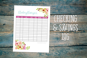 Checking and Savings Log Tracker