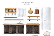 Bohemian House Watercolor Set, an Animal Illustration by Natalia Fedorova (Thumbnail 8 of 21)