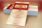 Anniversary Gala Ticket Template, a Templates & Theme by Godserv Designs (Thumbnail 3 of 5)