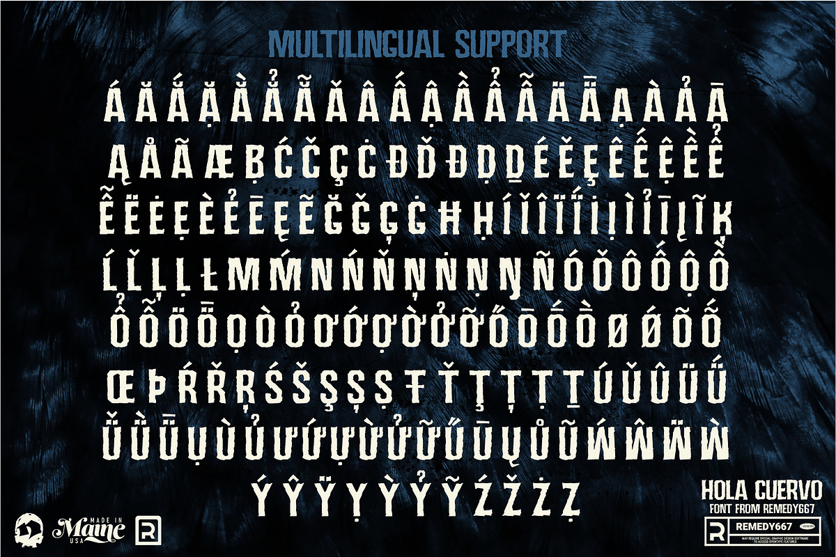 Hola Cuervo, a Sans Serif Font by Remedy667 (Photo 9 of 11)
