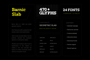 BARNIC SLAB FONT FAMILY - 24 fonts, a Slab Serif Font by Peninsula Studioz (Thumbnail 8 of 8)