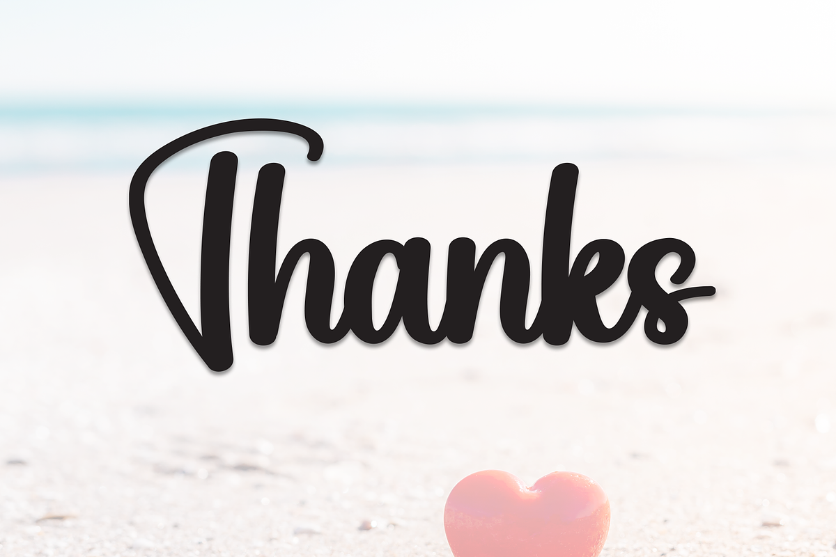 Heart Summer | Script Font, a Handwritten Font by Scratchones (Photo 9 of 9)