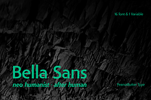 Bella Sans (family font)