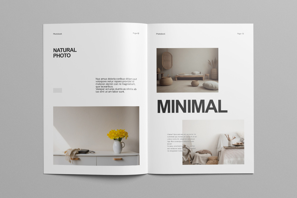 Photo Book Layout | Canva, a Brochure Template by Pixelpick (Photo 7 of 9)
