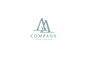 AA Letter Mark Logo