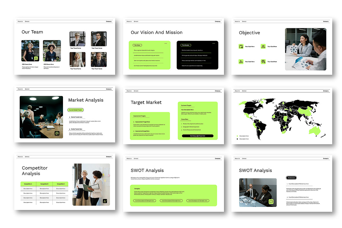 Business Strategy Powerpoint, a Presentation Template by Siska Arista (Photo 3 of 5)